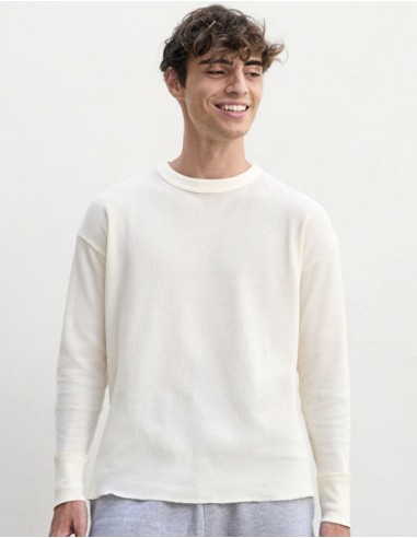 SOL-04453-Unisex Embossed Thermal T-Shirt
